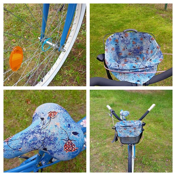 NOWY damski rower miejski cruiser LEADER PALM BEACH, koła 26",rama 17"