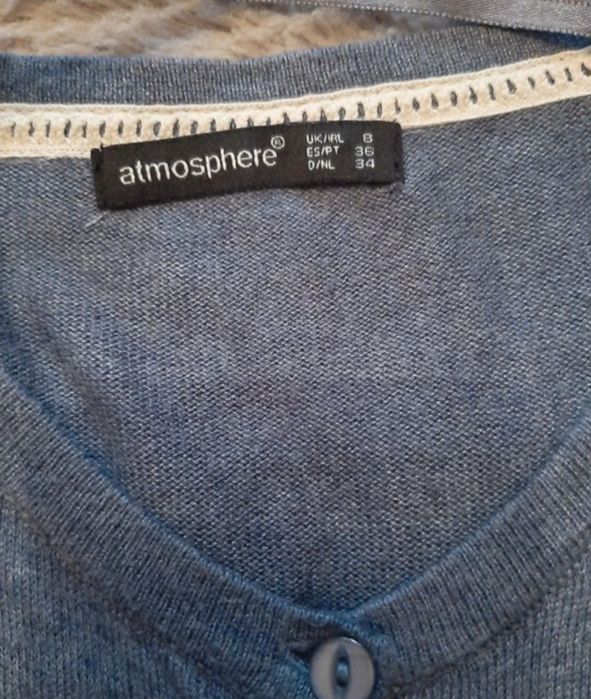 Rozpinany sweterek atmosphere granatowy xs