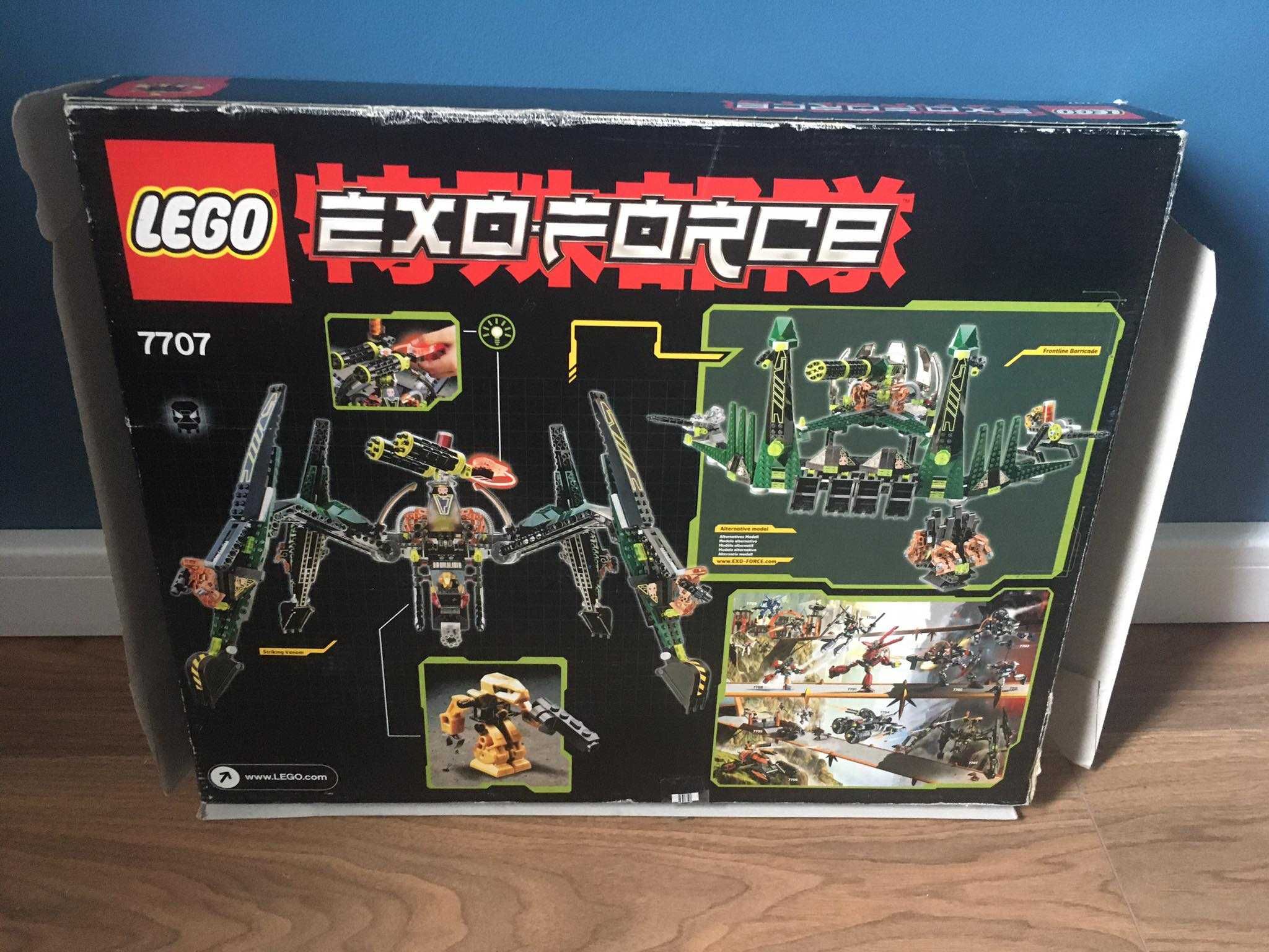 Lego EXO-FORCE 7707 Venom pudelko