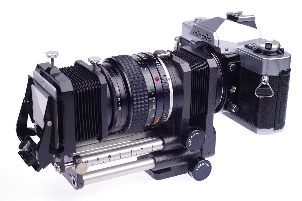 Novoflex mieszek makro z duplikatorem slajdów - Minolta MD