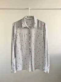 Koszula biała w geometryczne wzory Orsay