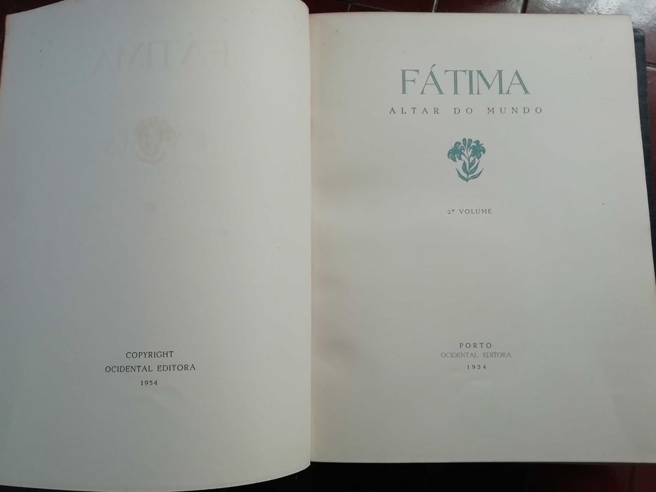 Fátima - Altar do Mundo (3 volumes)
