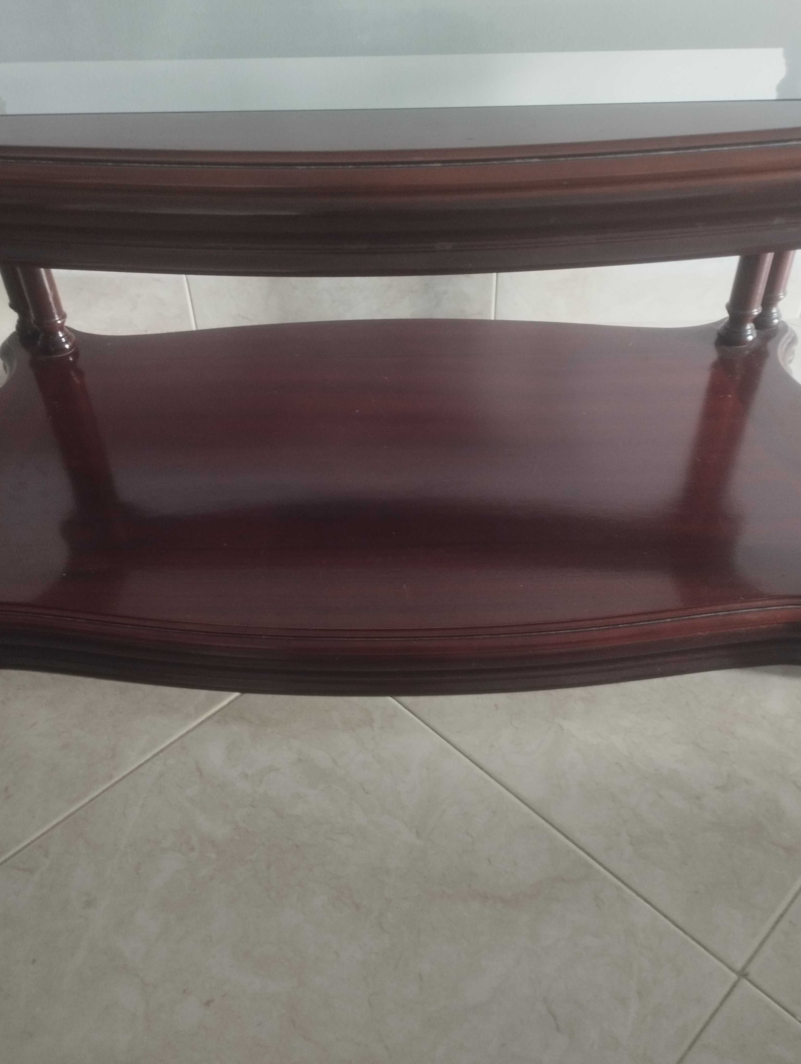 Vendo mesa e mesa de apoio