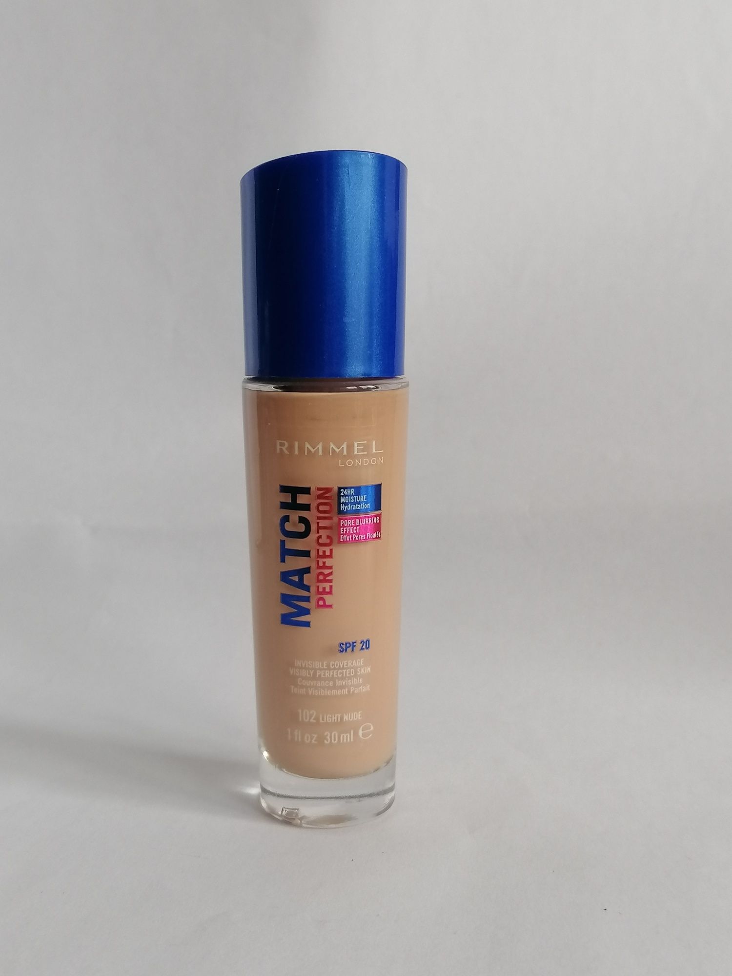 RIMMEL podkład Match Perfection 102 light nude nowy