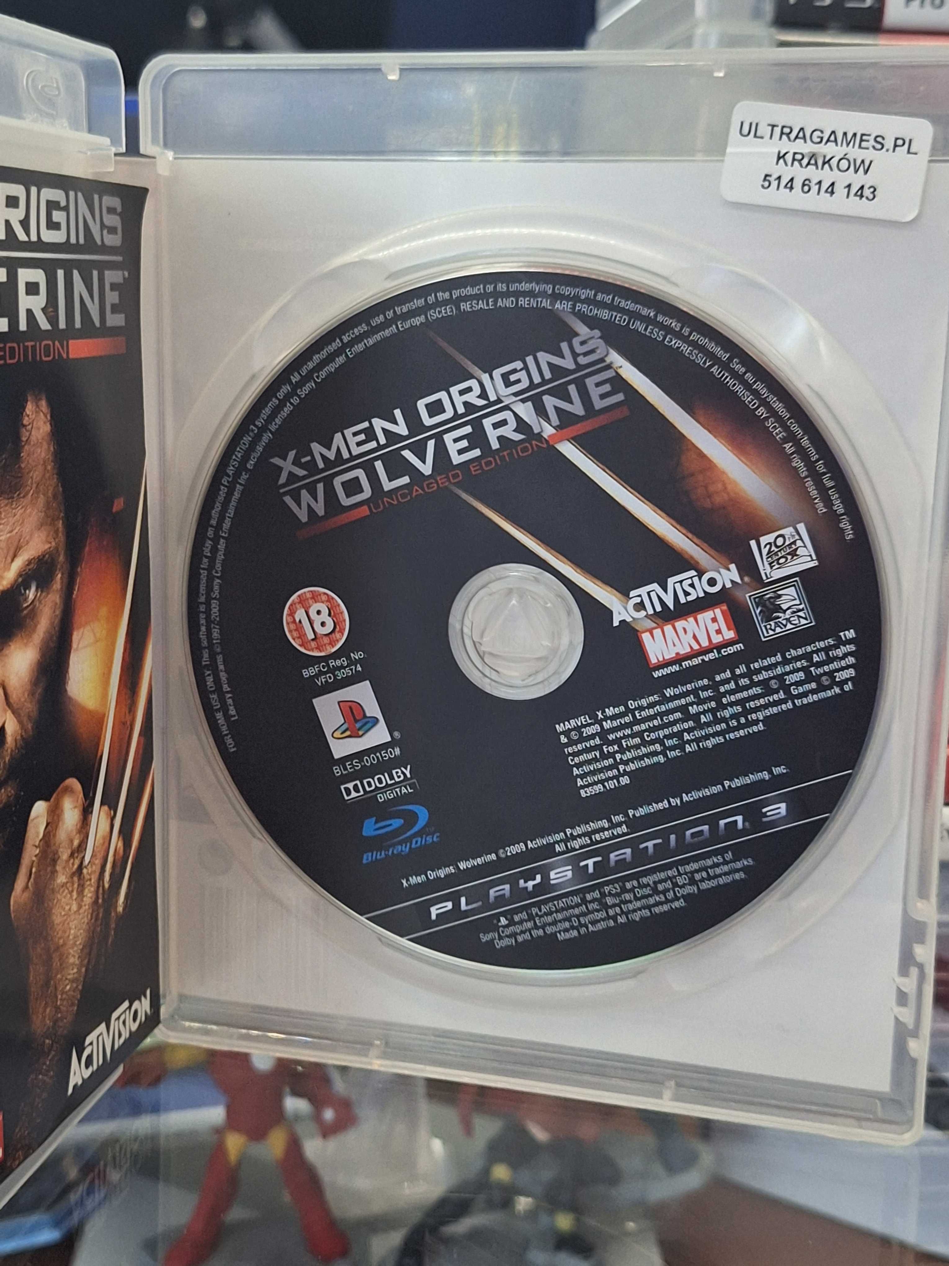 X-Men Wolverine Uncaged Edition PS3, BDB, CentrumGrania