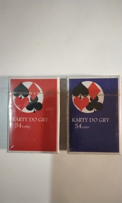 Karty do gry 2 talie