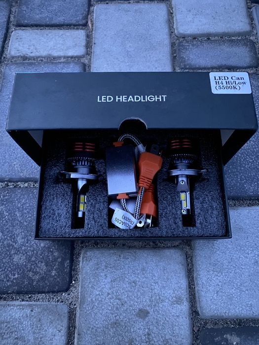 LED H4 5500K 60w на гарантії