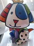 Romero Britto King Beagle Dog Figurine RARE COLECTIBLE 2ND EDITION L