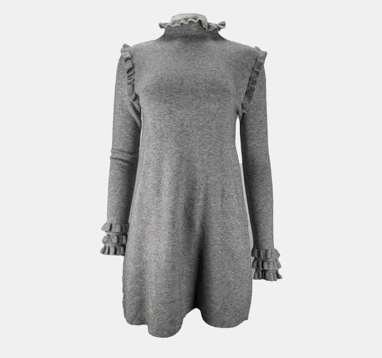 плаття тепле з рюшами ZARA