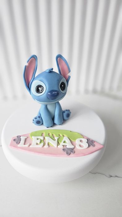 Stitch z masy cukrowej figurka na tort