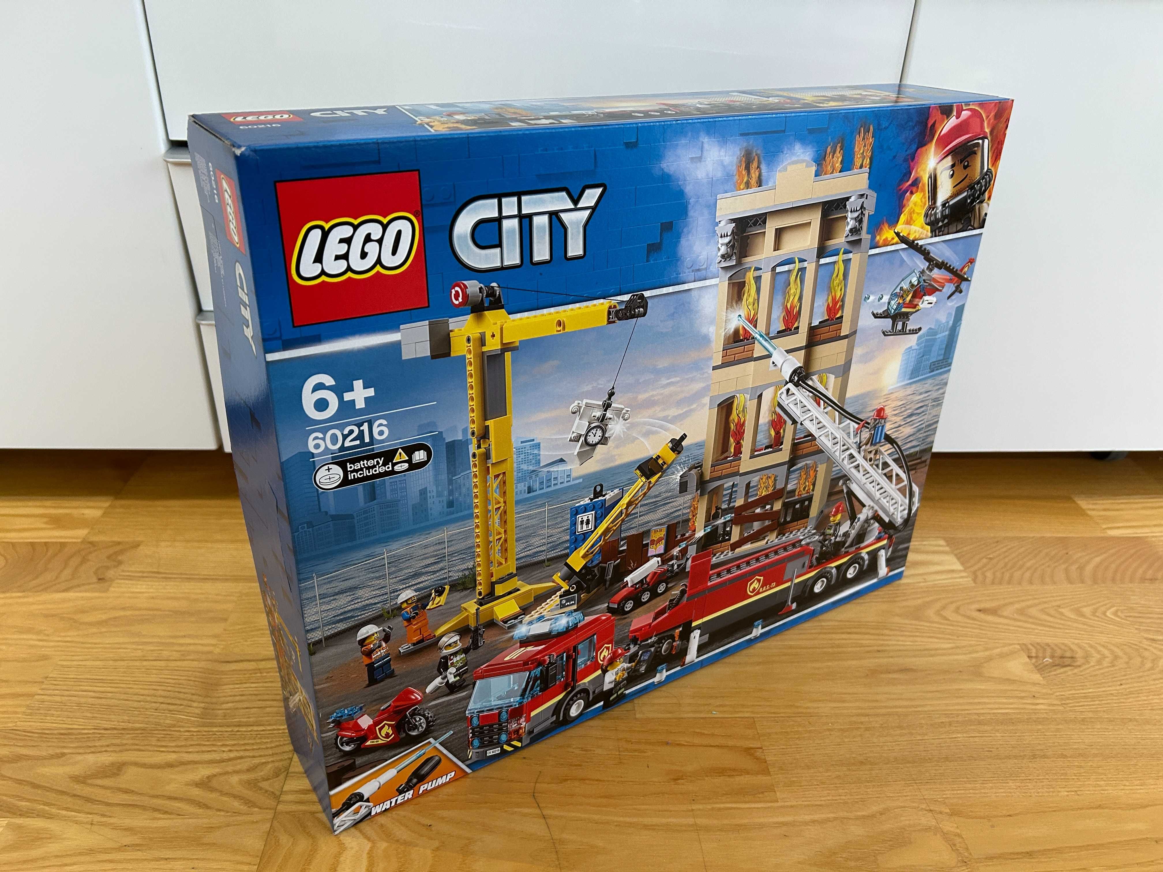 LEGO City 60216 - Straż pożarna w śródmieściu Nowe (Łączany-Oświęcim)