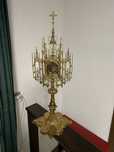 Monstrancja gotycka duza 80 cm