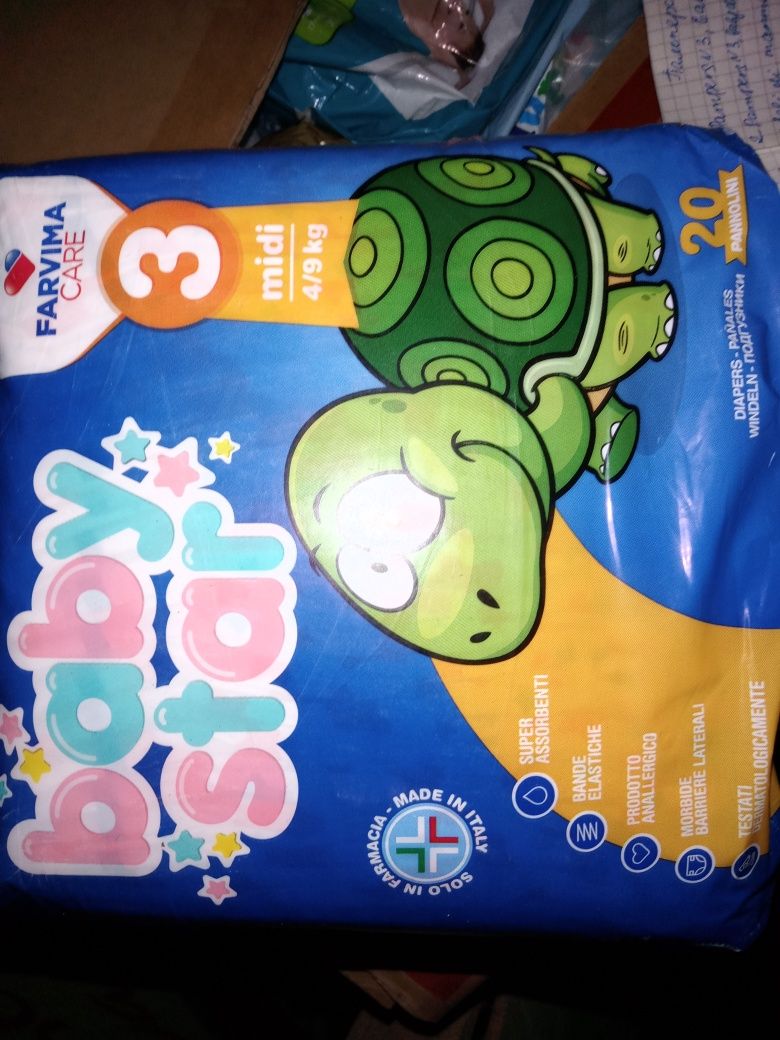 Памперси/підгузники Smart 3 baby dry(4-9kg)