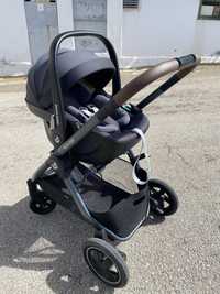 Maxi Cosi Carrinho Andorra 2 Essencial Graphite + Ovo pebble 360