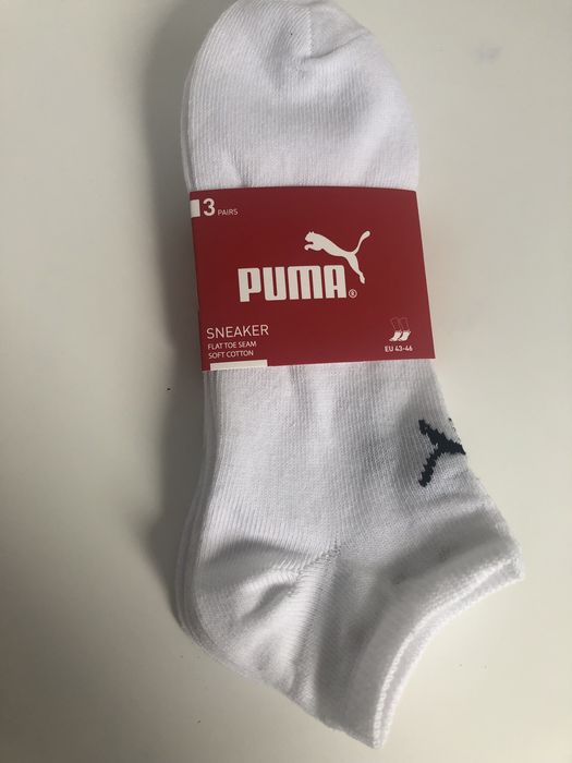 Nowy 3 pak meskich skarpetek Puma, 43-46 cm