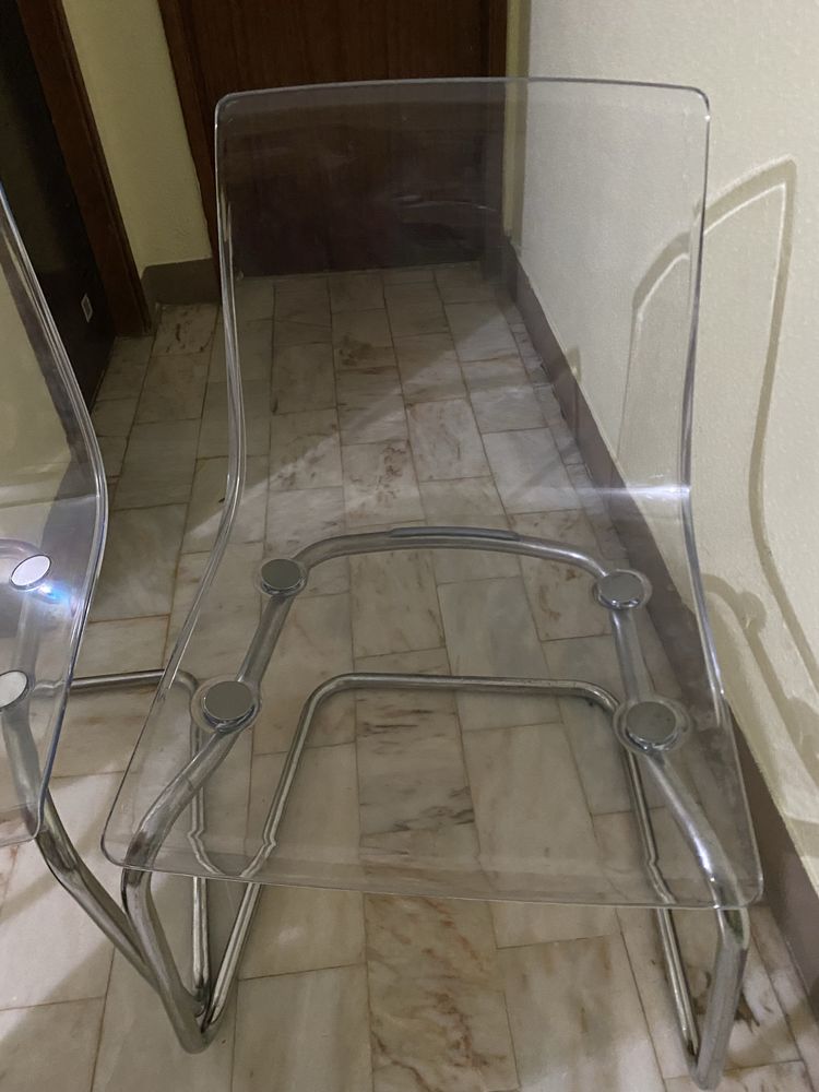 4 Cadeiras Transparentes Tobias Ikea