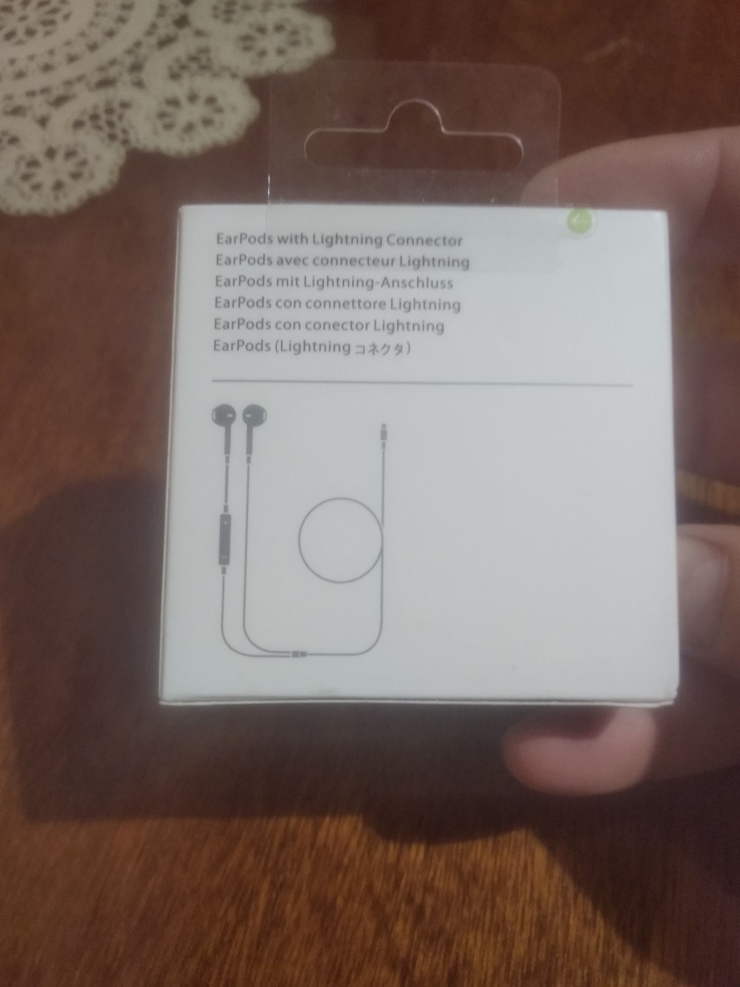 Наушники EarPods lightning оригинал