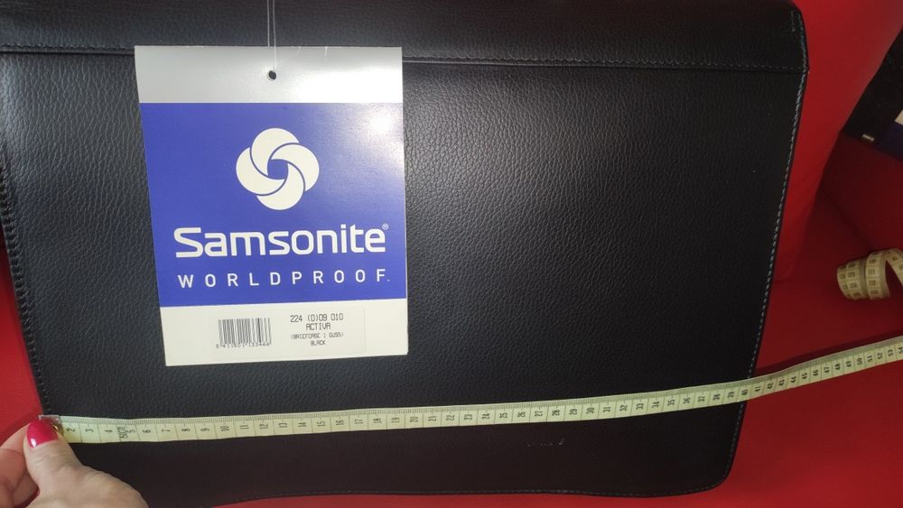 Teczka skóra 100% Samsonite Activa Nowa z metką 60% taniej