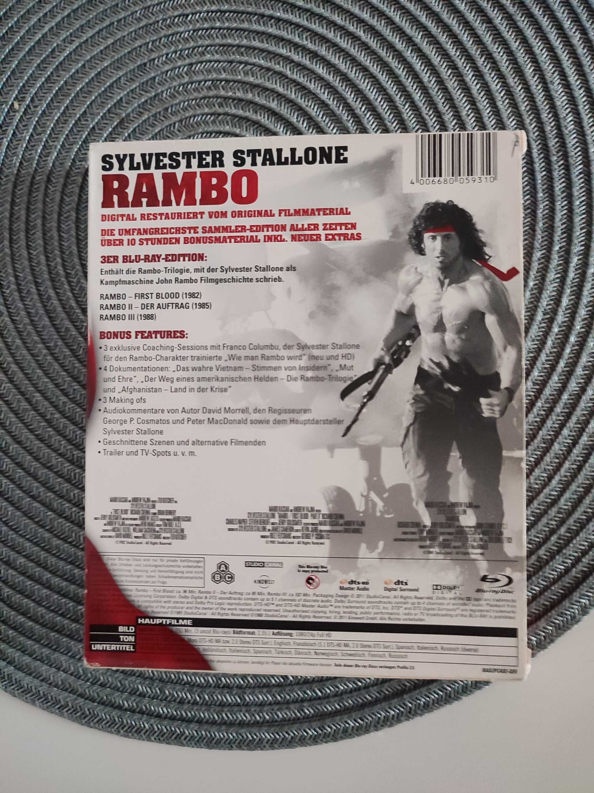 Blu-ray filmy Rambo 1-3 Edycja Specjalna