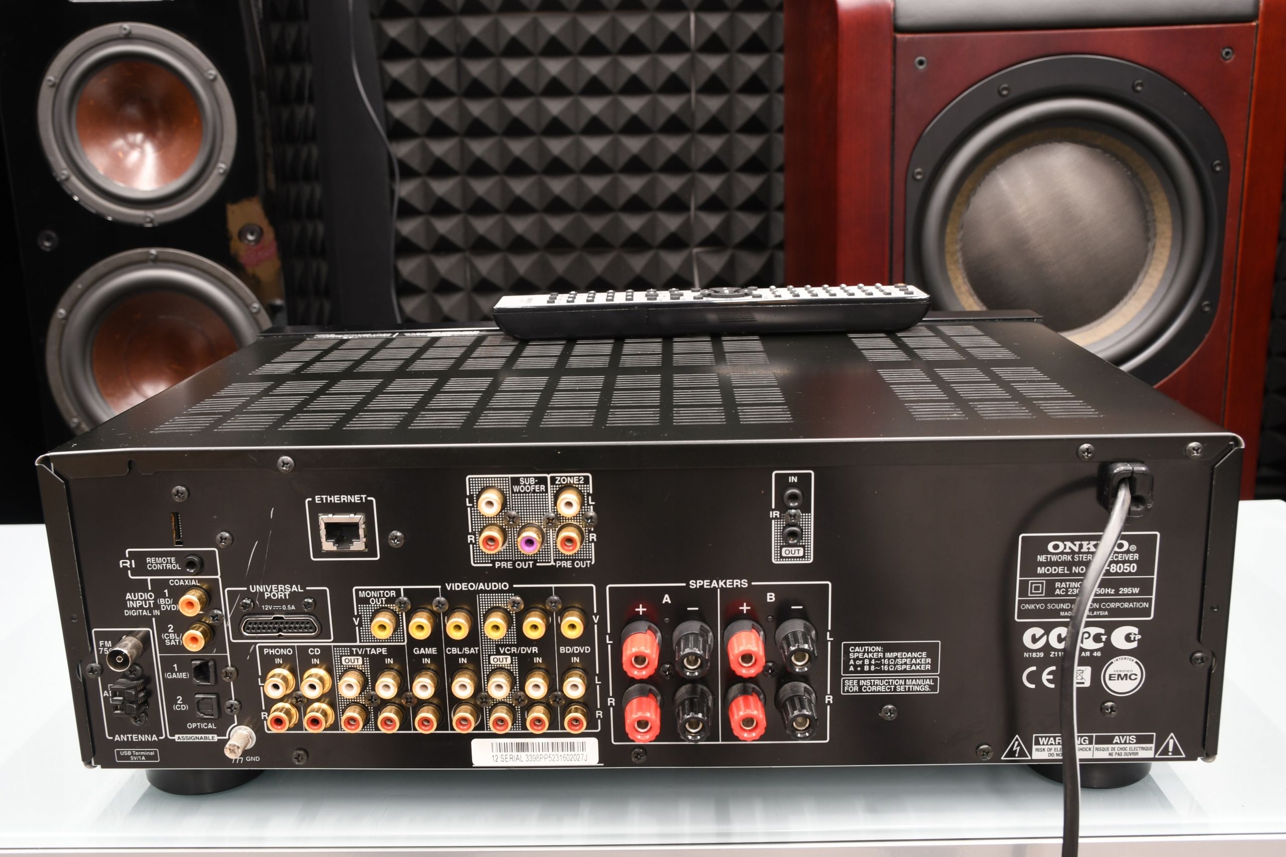 amplituner sieciowy wzmacniacz stereo Onkyo TX-8050 + pilot