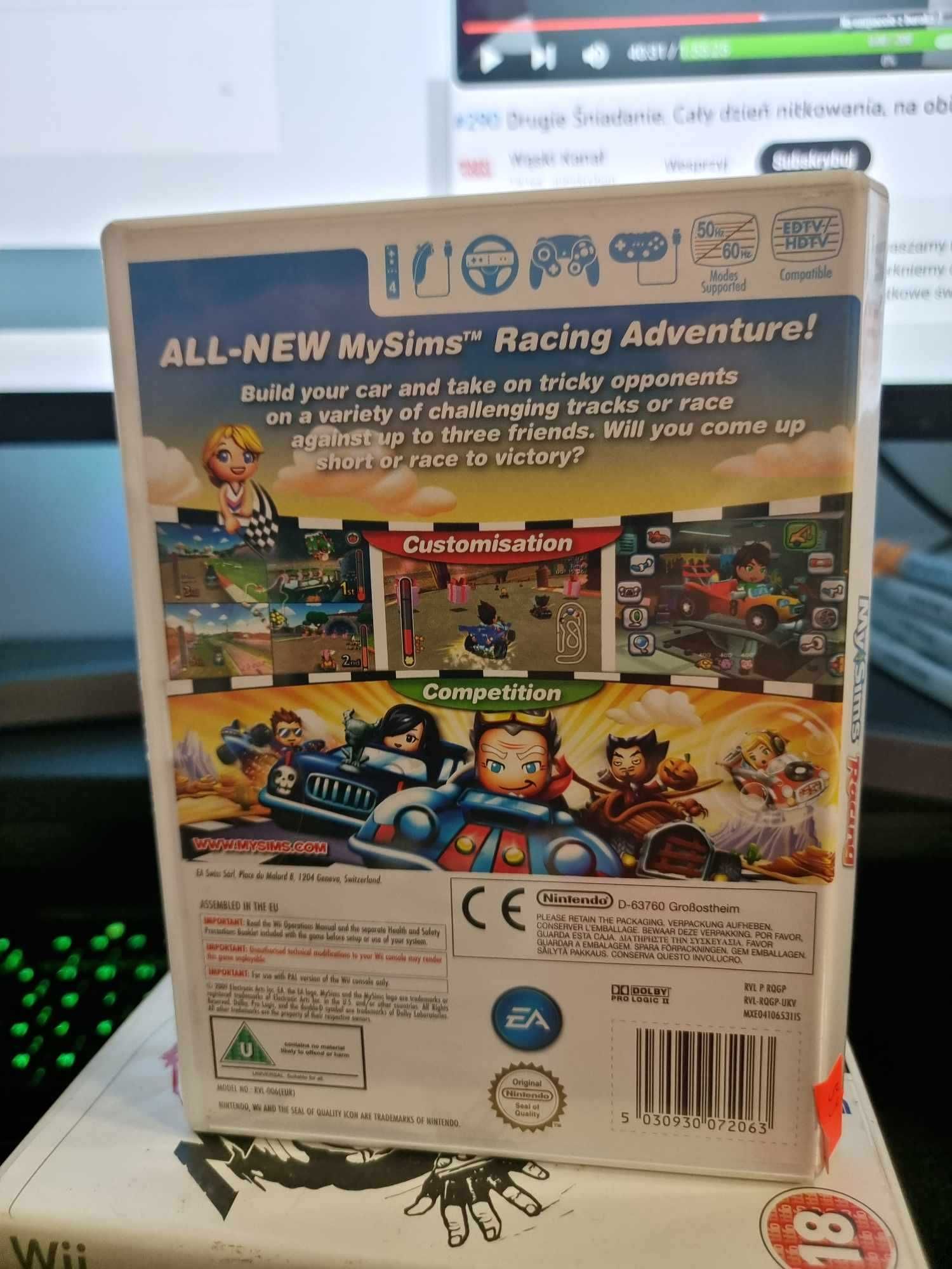 MySims Racing Wii Sklep Wysyłka Wymiana