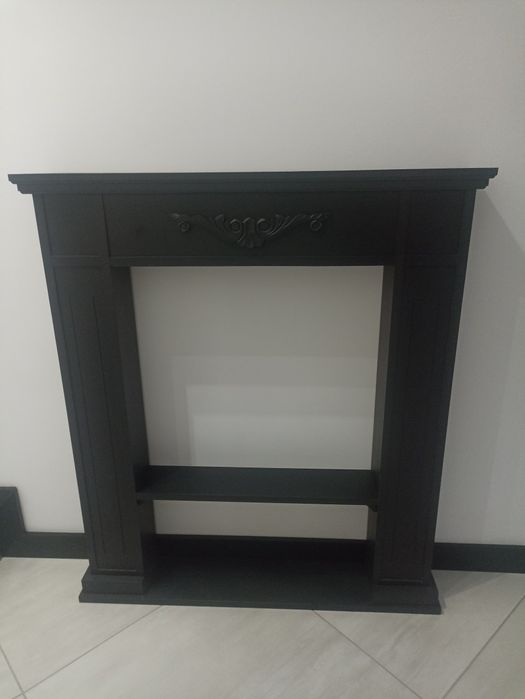 Obudowa atrapa kominka czarny mat