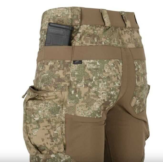 Spodnie Helikon Hybrid Tactical NyCo RipStop PenCott® WildWood M-Long