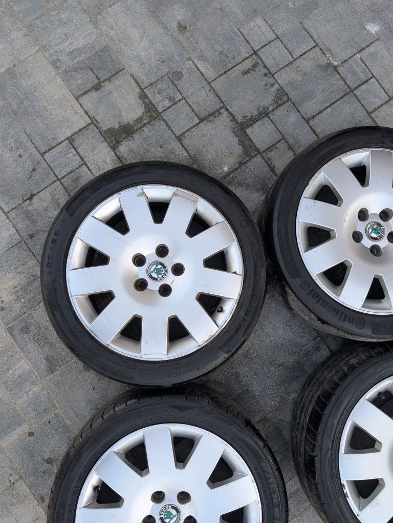 Felgi aluminiowe Skoda OE superb octavia