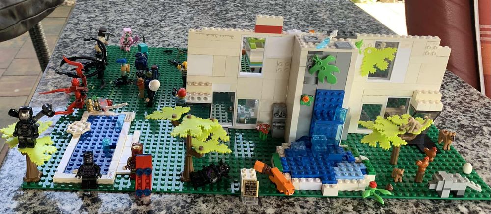 Zestaw lego z śmieciarką
