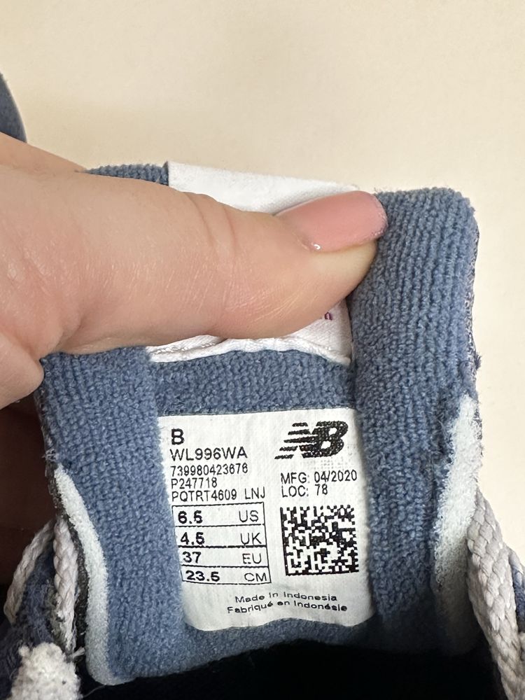 Кросівки New Balance 996 WL996WA 37 розмір