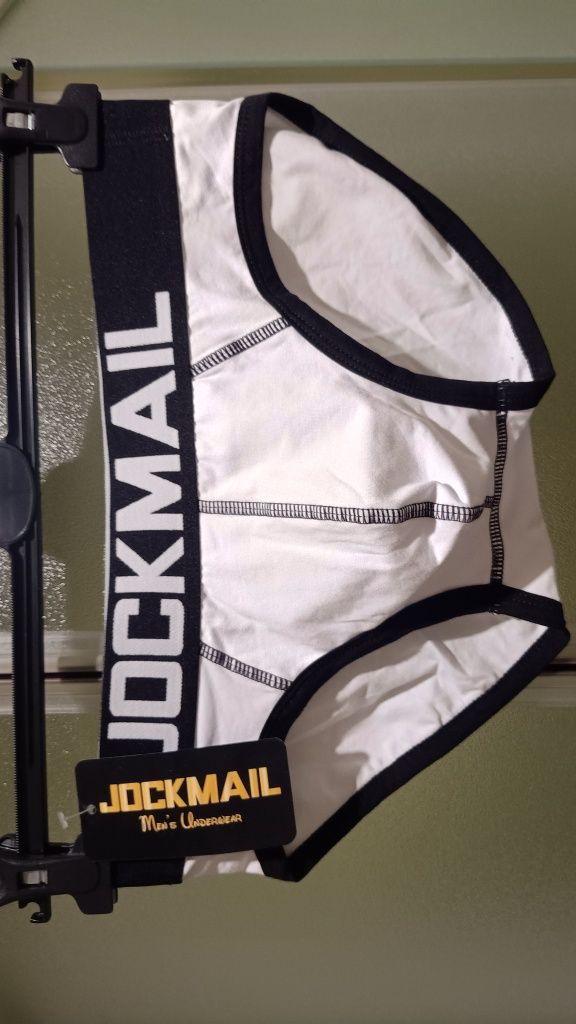 Jockmail  NOWE  Oryginalne męskie slipy bawełniane, 92% Bawełna, M/L