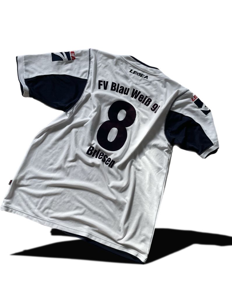 Koszulka sportowa piłkarska vintage F.V. Blau-Weis Briesen 1990 XL