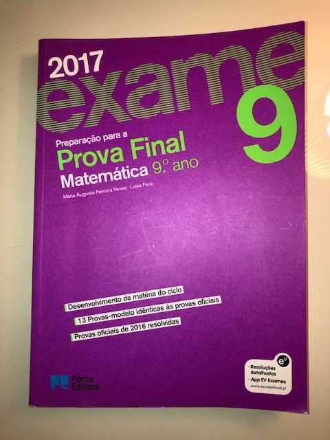 Exame Preparação para a prova Final Matemática 9° ano