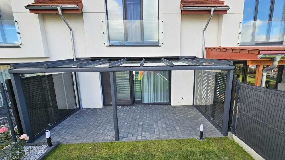 Zabudowa tarasu Zielona Góra | Ogród zimowy | Zadaszenie tarasu szkłem