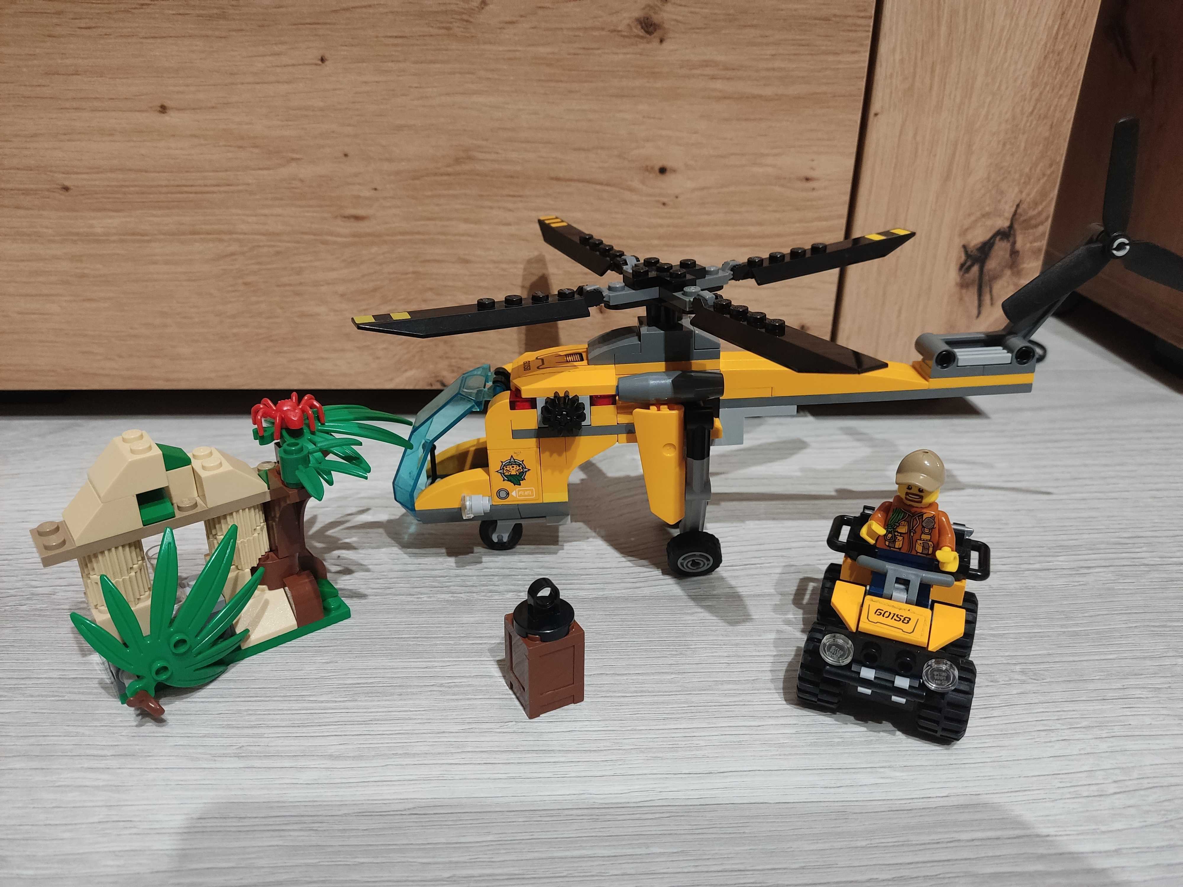 LEGO city helikopter transportowy dżungla