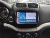 Новая магнитола Dodge Journey 8 ядер QLED+ CarPlay слот 4G мощная.