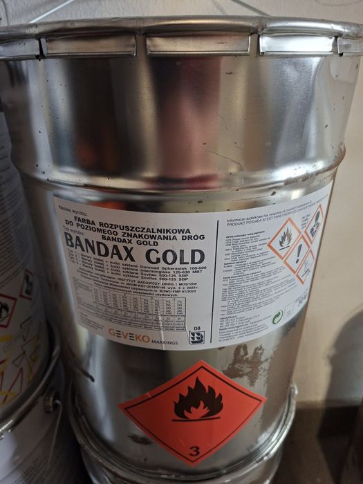 Farba drogowa BANDAX GOLD.
