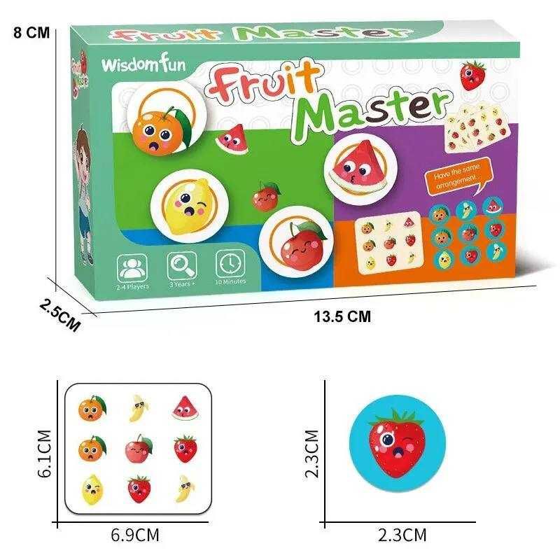 Fruit Master Color Matching - Gra Planszowa dla Małych Odkrywców