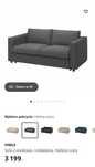 Dwuosobowa sofa rozkładana Vimle Ikea