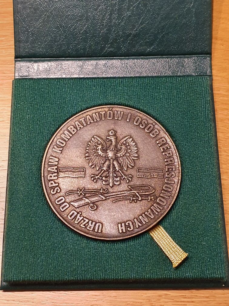 Medal odznaka Zaczęło się w Polsce coin moneta wojskowa kolekcjonerska