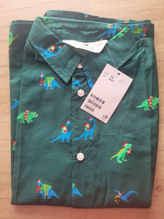 koszula świąteczna h&m r 134