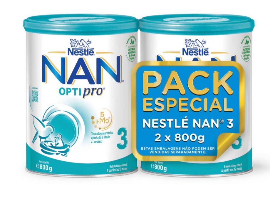 2 latas de Leite em pó Nan