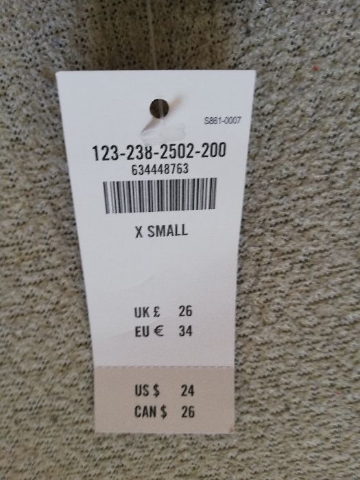 Abercrombie & Fitch nowa USA koszulka męska XS granatowa 100% bawełna