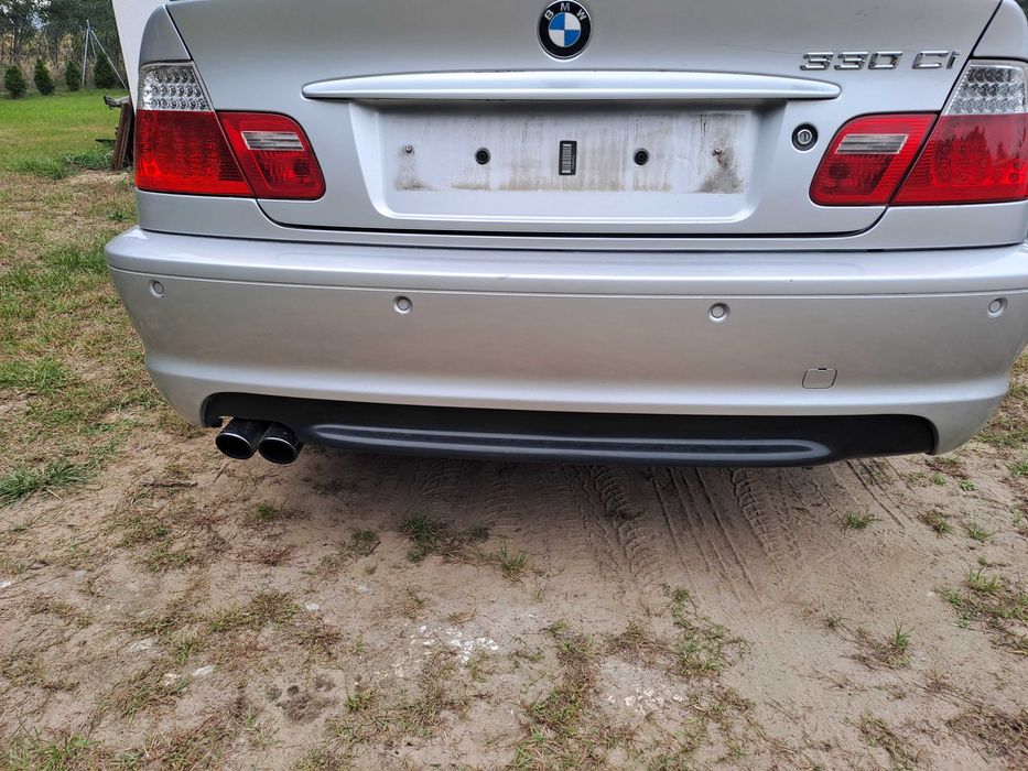 Bmw e46 coupe cabrio zderzak tył tylny m pakiet titansilber