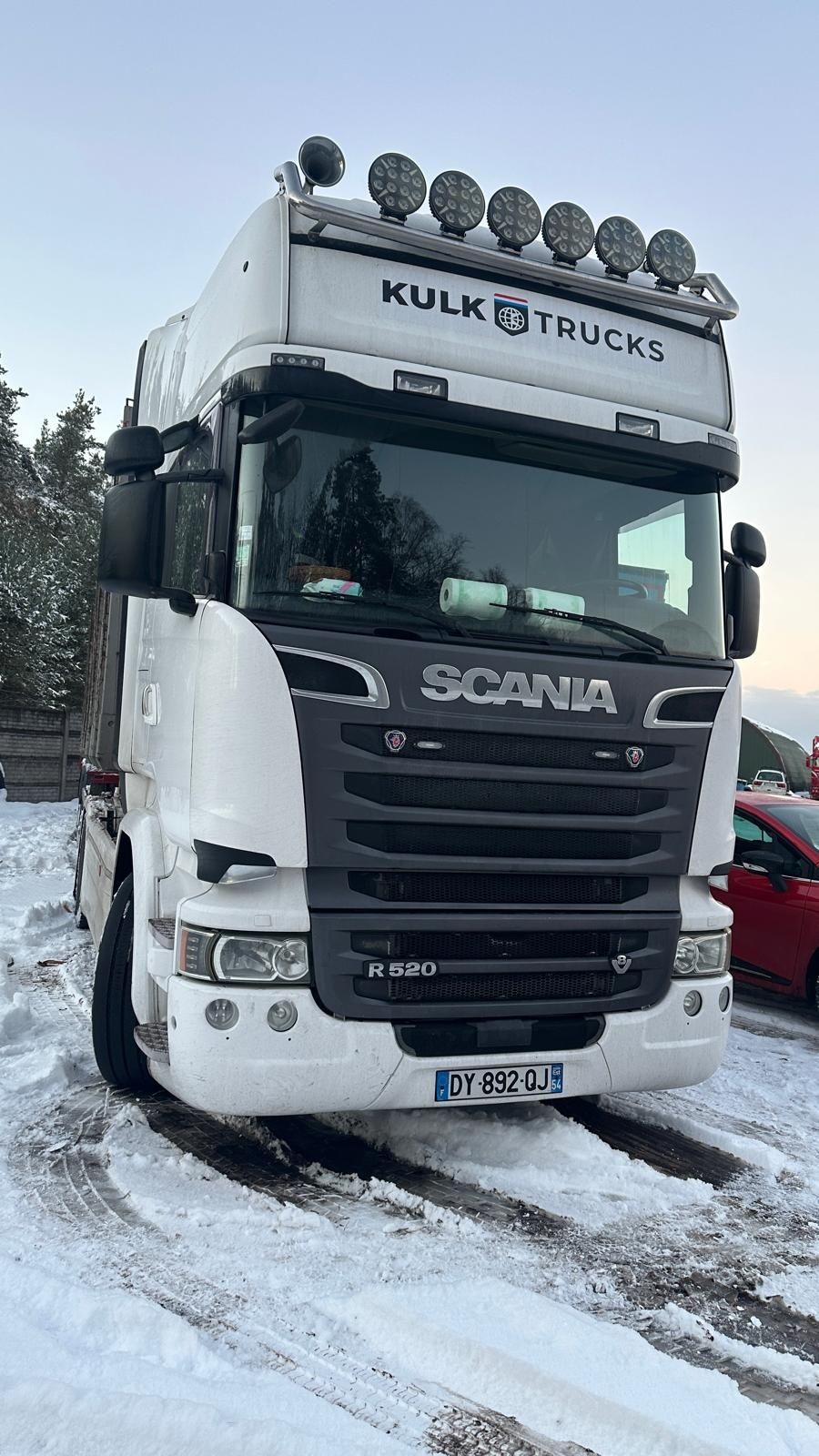 Scania R520 V8 Porsche edition. Ciągnik siodłowy poducha poducha