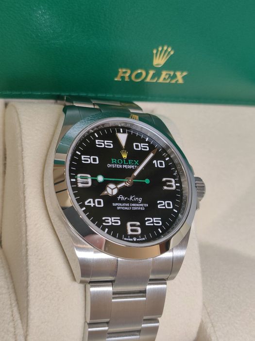Rolex Air King 40 mm  Black Dial Steel New!!!