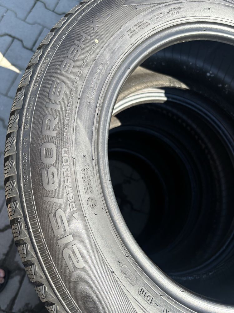 Komplet opon zimowych 215/60 R16 Nokian