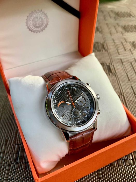 Zegarek Męski Seiko mechaquartz caliber VK83 Królewski Lew Niderlandy