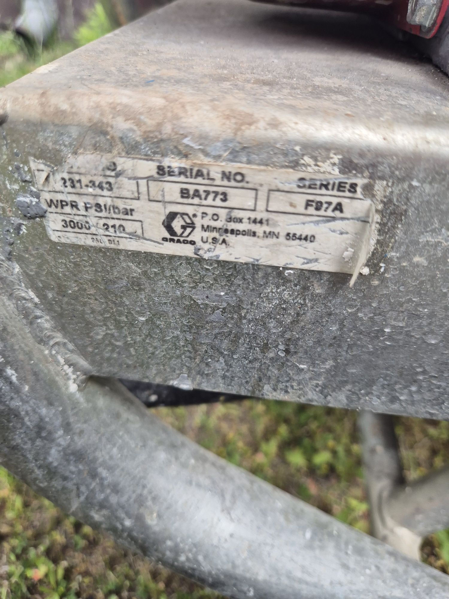 Agregat malarski graco  spalinowy silnik honda