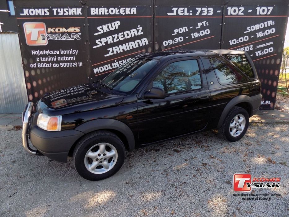 Land Rover Freelander !! BIAŁOŁĘKA !! 1.8 Benzyna 120KM AWD, 2000r ! KOMIS TYSIAK